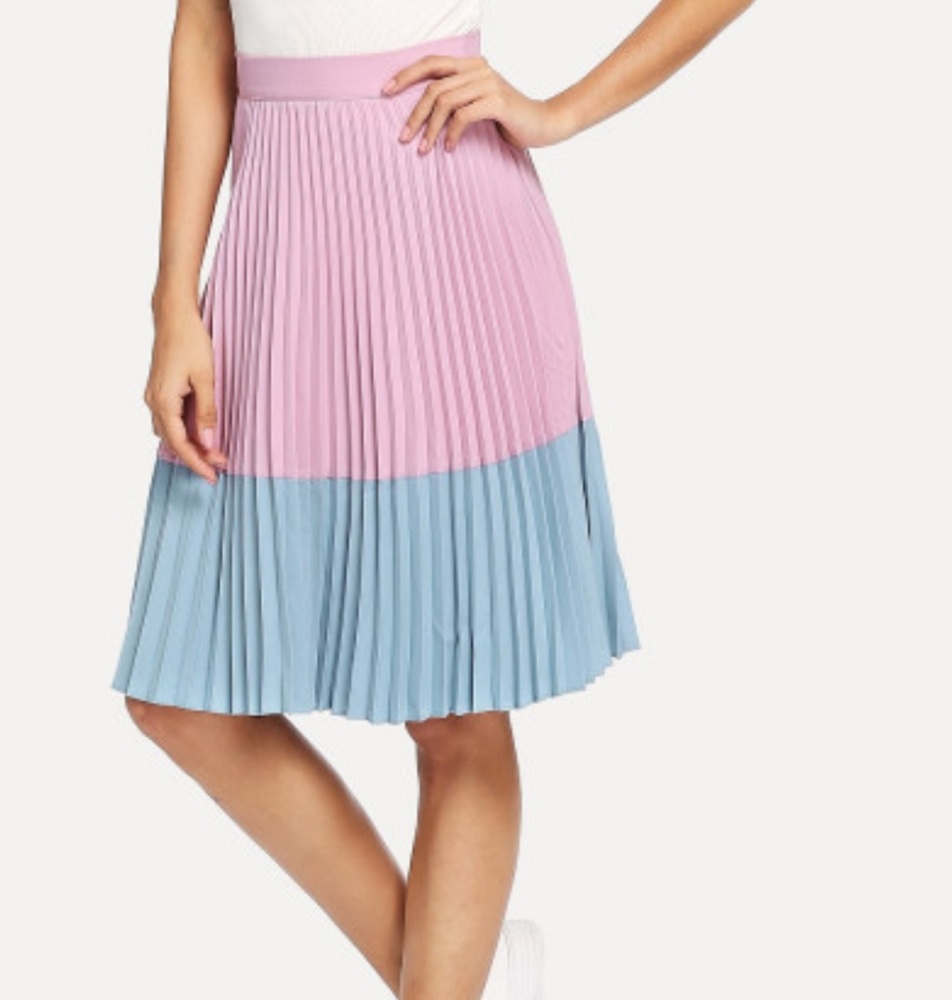 Color block skirt 😍